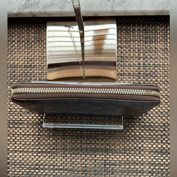 Gucci Brown Guccissima Leather Wallet - Picture 3 of 16